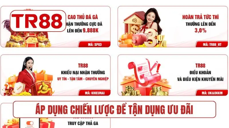 Áp dụng chiến lược để tận dụng ưu đãi